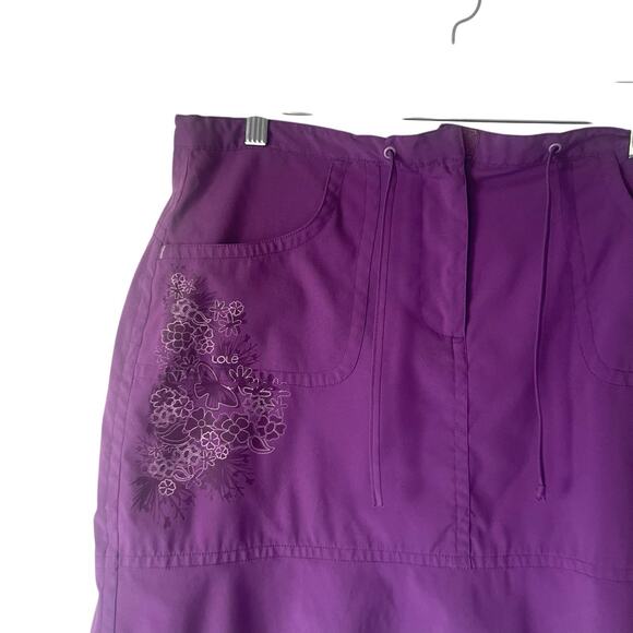 Lole Women's Size 8 Purple Outdoor Activewear Above Knee Skirt - Picture 2 of 10